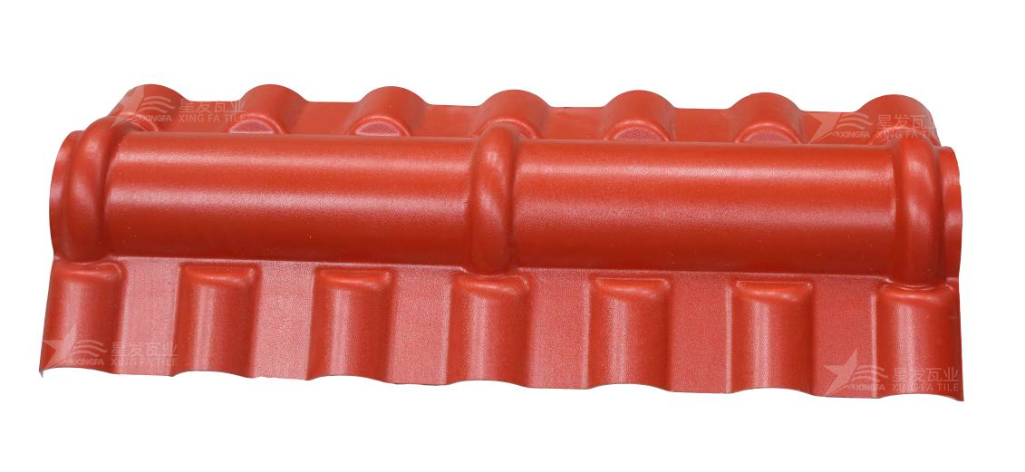 關(guān)于合成樹脂瓦正脊瓦寬度、規(guī)格、形狀的介紹。