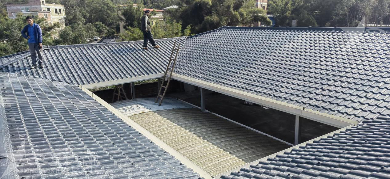 如何保證合成樹脂瓦屋面防水效果？正確的坡度很關(guān)鍵